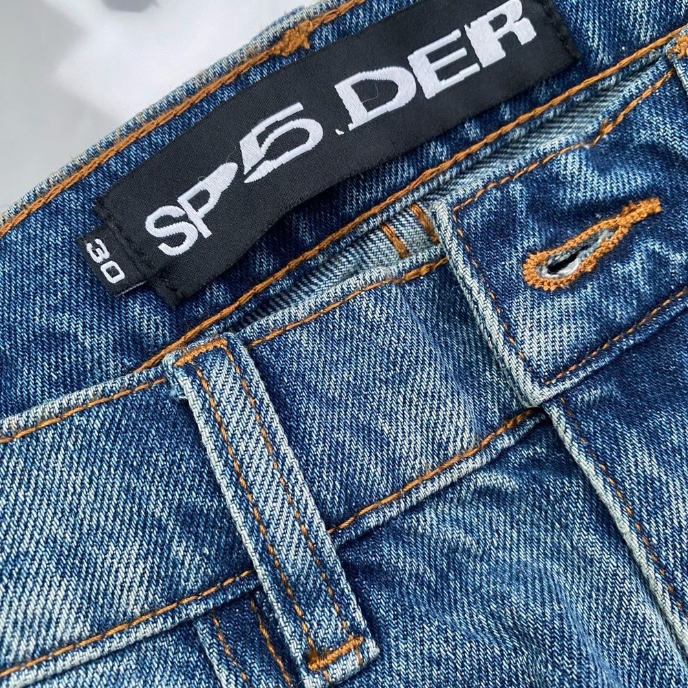 SP5DER Men's Classic Denim Jeans